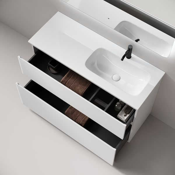 Тумба напольная под раковину Sancos Folk Floor FL120FRW правая 120 см Bianco