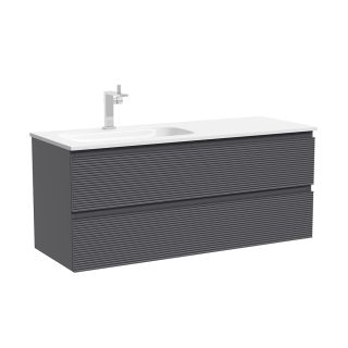 Тумба подвесная под раковину Sancos Folk FL120LGS левая 120 см Grey soft Тумба подвесная под раковину Sancos Folk FL120LGS левая 120 см Grey soft