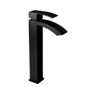 Смеситель для раковины Filarete Waterfall FL6010BL чёрный матовый