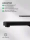 Смеситель для раковины Filarete Retta FL6030BL чёрный матовый
