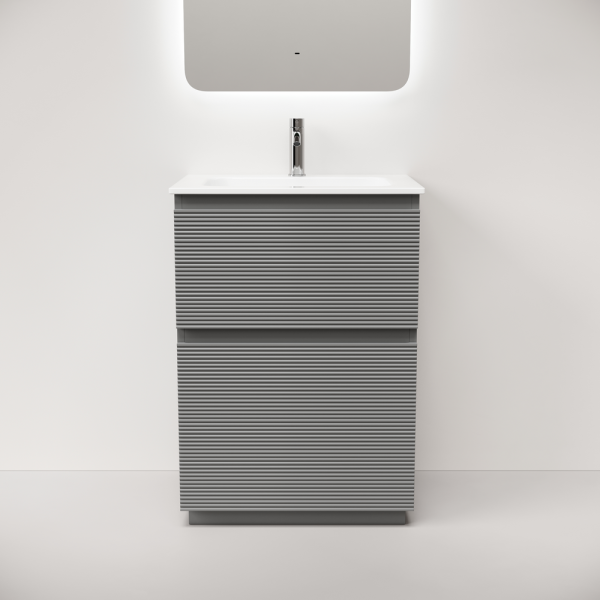 Тумба напольная под раковину Sancos Folk Floor FL60FES 60 см Ergraut soft