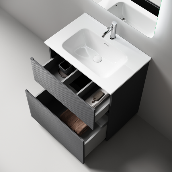 Тумба напольная под раковину Sancos Folk Floor FL70FGS 70 см Grey soft