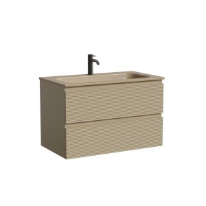 Тумба подвесная под раковину Sancos Folk FL80CP 80 см капучино