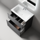 Тумба напольная под раковину Sancos Folk Floor FL80FGS 80 см Grey soft