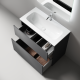 Тумба напольная под раковину Sancos Folk Floor FL90FGS 90 см Grey soft