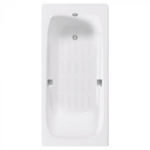 Ванна чугунная Delice Flex DLR230632R-AS 180х85 с отверстиями под ручки и антискользящим покрытием