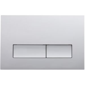 Кнопка смыва Veconi FLUSH V1, FLV1-C, 240х162х9, пластик, хром глянец