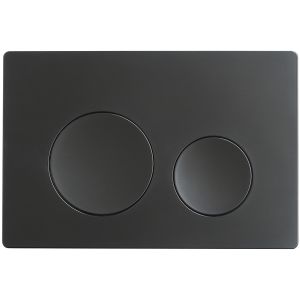 Кнопка смыва Veconi FLUSH V2, FLV2-B, 240х162х10, пластик, черный матовый