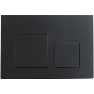 Кнопка смыва Veconi FLUSH V4, FLV4-B, 240х162х10, пластик, черный матовый