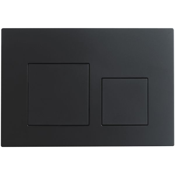 Кнопка смыва Veconi FLUSH V4, FLV4-B, 240х162х10, пластик, черный матовый
