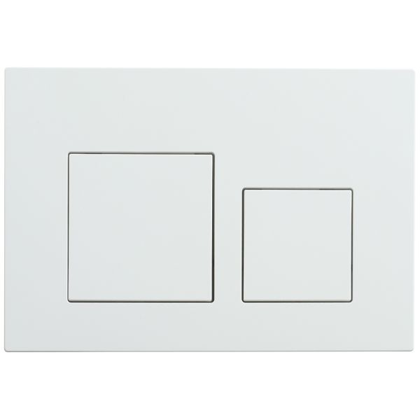 Кнопка смыва Veconi FLUSH V4, FLV4-W, 240х162х10, пластик, белый глянец