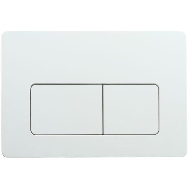 Кнопка смыва Veconi FLUSH V5, FLV5-W, 240х162х9, пластик, белый глянец