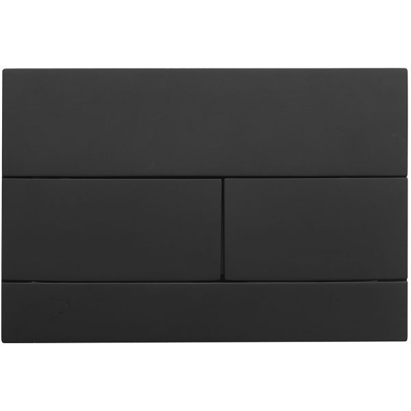 Кнопка смыва Veconi FLUSH V7, FLV7-B, 240х162х10, пластик, черный матовый