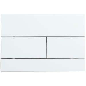 Кнопка смыва Veconi FLUSH V7, FLV7-W, 240х162х10, пластик, белый глянец