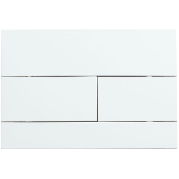 Кнопка смыва Veconi FLUSH V7, FLV7-W, 240х162х10, пластик, белый глянец