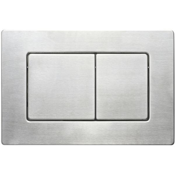 Кнопка смыва Veconi FLUSH V9, FLV9-9, 237х159х6, нержавеющая сталь, сталь брашинг