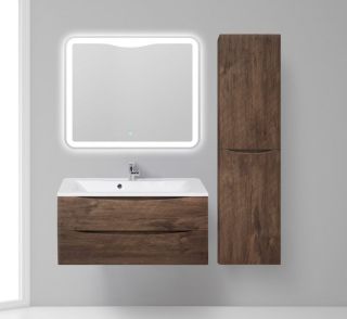 Шкаф-колонна BelBagno подвесной правосторонний 40x150см Rovere Moro FLY-MARINO-1500-2A-SC-RW-P-R
