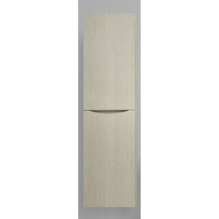 Шкаф-пенал подвесной BelBagno с двумя расп. дверцами с доводчиками, с двумя полками, правост-ний, Crema Opaco, 400x300x1500, FLY-MARINO-1500-2A-SC-CO-P-R бежевый матовый