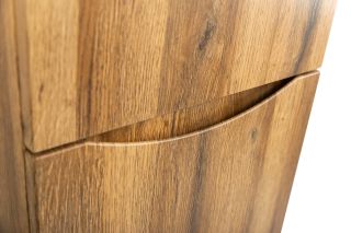 Шкаф-пенал подвесной BelBagno с двумя расп-ными дверцами с доводчиками, с двумя полками, правосторн Rovere Rustico, 400x300x1500, FLY-MARINO-1500-2A-SC-RR-P-R дуб рустикальный