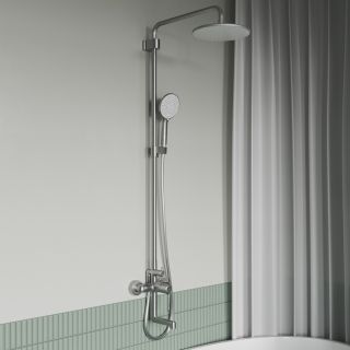 Душевая стойка IDDIS Эйгер (Aiger) AIGBC3Fi06 хром матовый