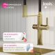 Смеситель для кухни IDDIS Айкон (Ikon) IKNMGFFi05 с каналом для фильтрованной воды золото матовое