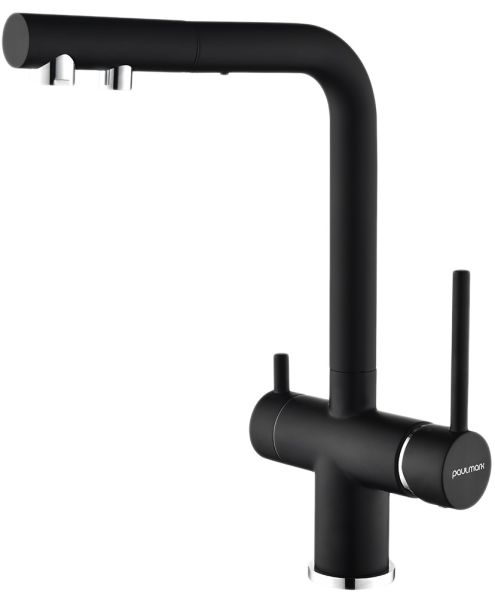 Смеситель для кухни Paulmark Serpentine Se213222-401 антрацит