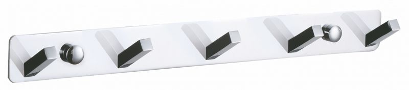 Вешалка с пятью крючками для ванной Wonzon & Woghand WW-9385-5 хром Вешалка с пятью крючками для ванной Wonzon & Woghand WW-9385-5 хром