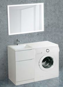Тумба под раковину BelBagno напольная 60x85см Bianco Lucido LAVANDERIA-580/1200-2C-PIA-BL