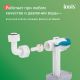 Комплект унитаз с инсталляцией IDDIS Бэйсик (Basic) BASAI01i73 клавиша смыва хром