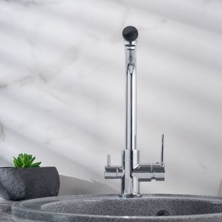Смеситель для кухни РМС SL130-015F eco с подключением фильтра хром Смеситель для кухни РМС SL130-015F eco с подключением фильтра хром