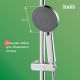 Душевая стойка IDDIS Зодиак Икс (Zodiac X) ZDX3F0Ci76 без смесителя хром