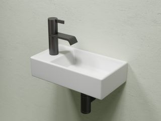 Раковина подвесная Ceramicanova Элемент (Element) CN6051RMW 40 см белый матовый