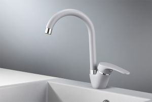 Смеситель Granula для кухни GR-1024 алюминиум
