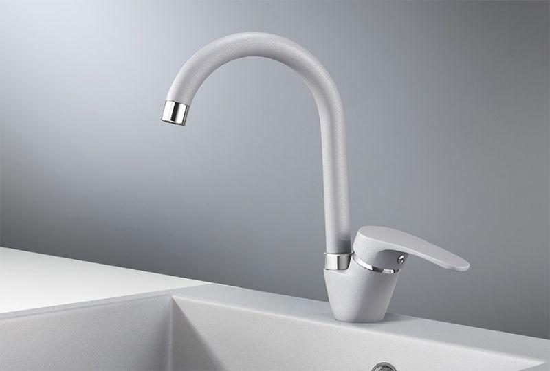 Смеситель Granula для кухни GR-1024 алюминиум