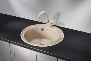 Мойка кухонная Granula Standart 4802, БЕЖЕВЫЙ Мойка кухонная Granula Standart 4802, БЕЖЕВЫЙ
