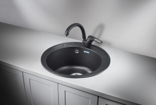 Мойка кухонная Granula Standart 4802, ЧЁРНЫЙ Мойка кухонная Granula Standart 4802, ЧЁРНЫЙ