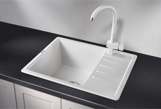 Мойка кухонная Granula Standart 5803, БЕЛЫЙ Мойка кухонная Granula Standart 5803, БЕЛЫЙ