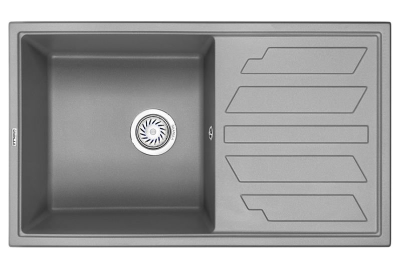 Мойка кухонная Granula GR-8002 алюминиум Мойка кухонная Granula GR-8002 алюминиум