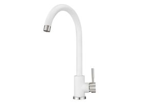 Смеситель для кухни Granula Standart ST-4031, БЕЛЫЙ