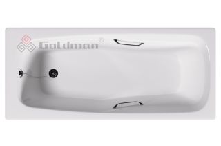 Ванна чугунная Goldman Saga SG18080 180x80см с ножками Ванна чугунная Goldman Saga SG18080 180x80см с ножками