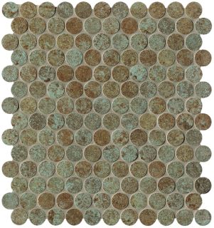 Керамогранит Fap fPDJ Sheer Deco Rust Round Mosaico 29.5x32.5