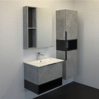 Comforty Тумба-умывальник Франкфурт 60 см 00-00004332 бетон светлый Comforty Тумба-умывальник Франкфурт 60 см 00-00004332 бетон светлый