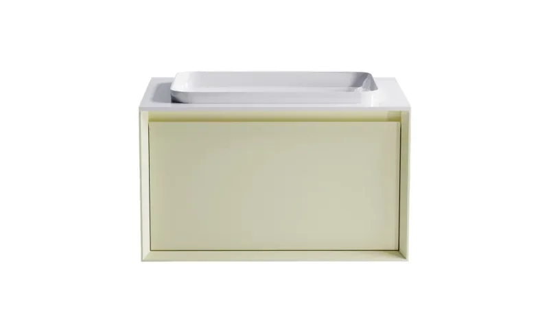 Тумба с раковиной Astra-Form Фрейм 4631177713774 70 см бежевый матовый