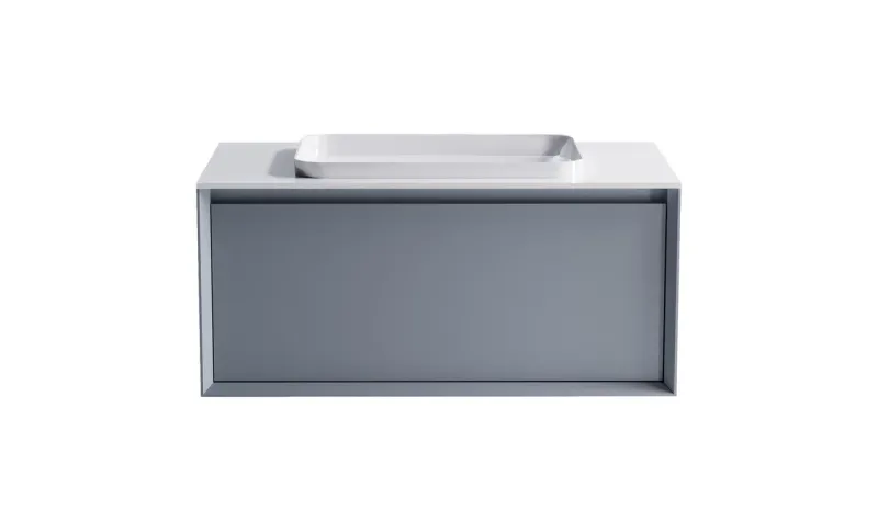 Тумба с раковиной Astra-Form Фрейм 4631177713934 100 см голубой матовый