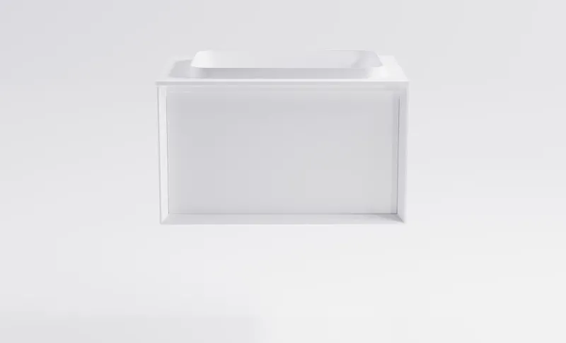 Тумба с раковиной Astra-Form Фрейм 4631177715297 80 см белый матовый