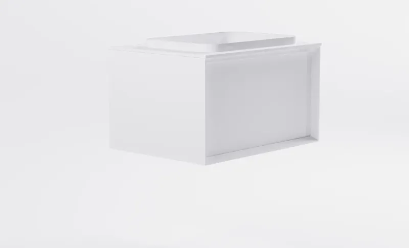 Тумба с раковиной Astra-Form Фрейм 4631177715235 70 см белый  матовый