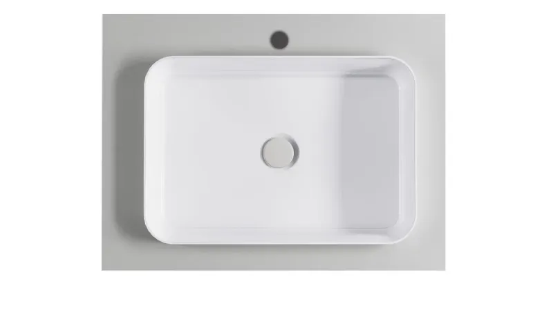 Тумба с раковиной Astra-Form Фрейм 4631177715204 70 см серый матовый