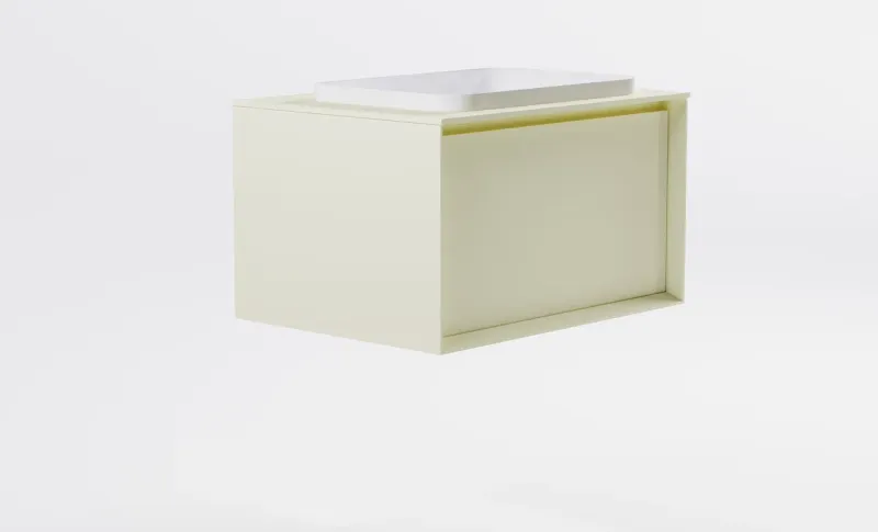 Тумба с раковиной Astra-Form Фрейм 4631177715211 70 см бежевый матовый