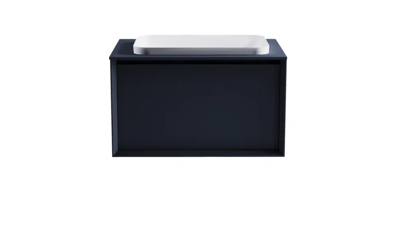 Тумба с раковиной Astra-Form Фрейм 4631177715228 70 см серый матовый