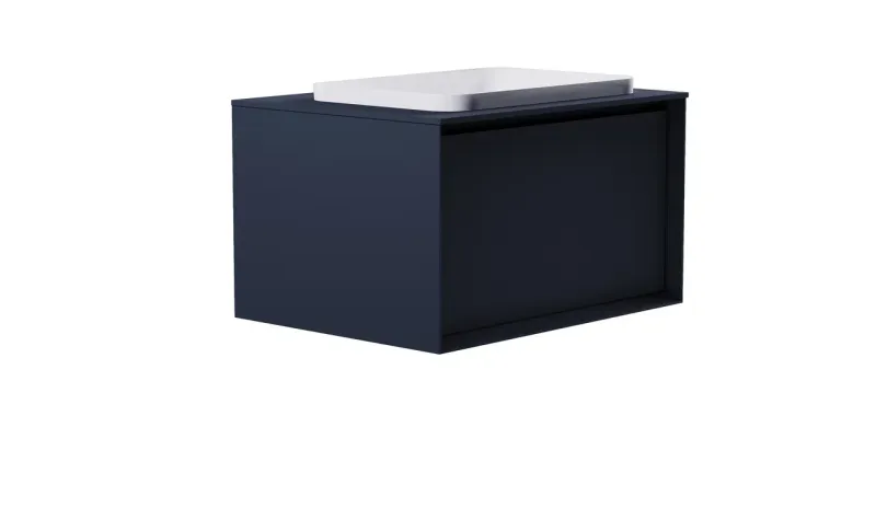 Тумба с раковиной Astra-Form Фрейм 4631177715228 70 см серый матовый